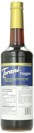 Torani Tiramisu Syrup, 750 ml