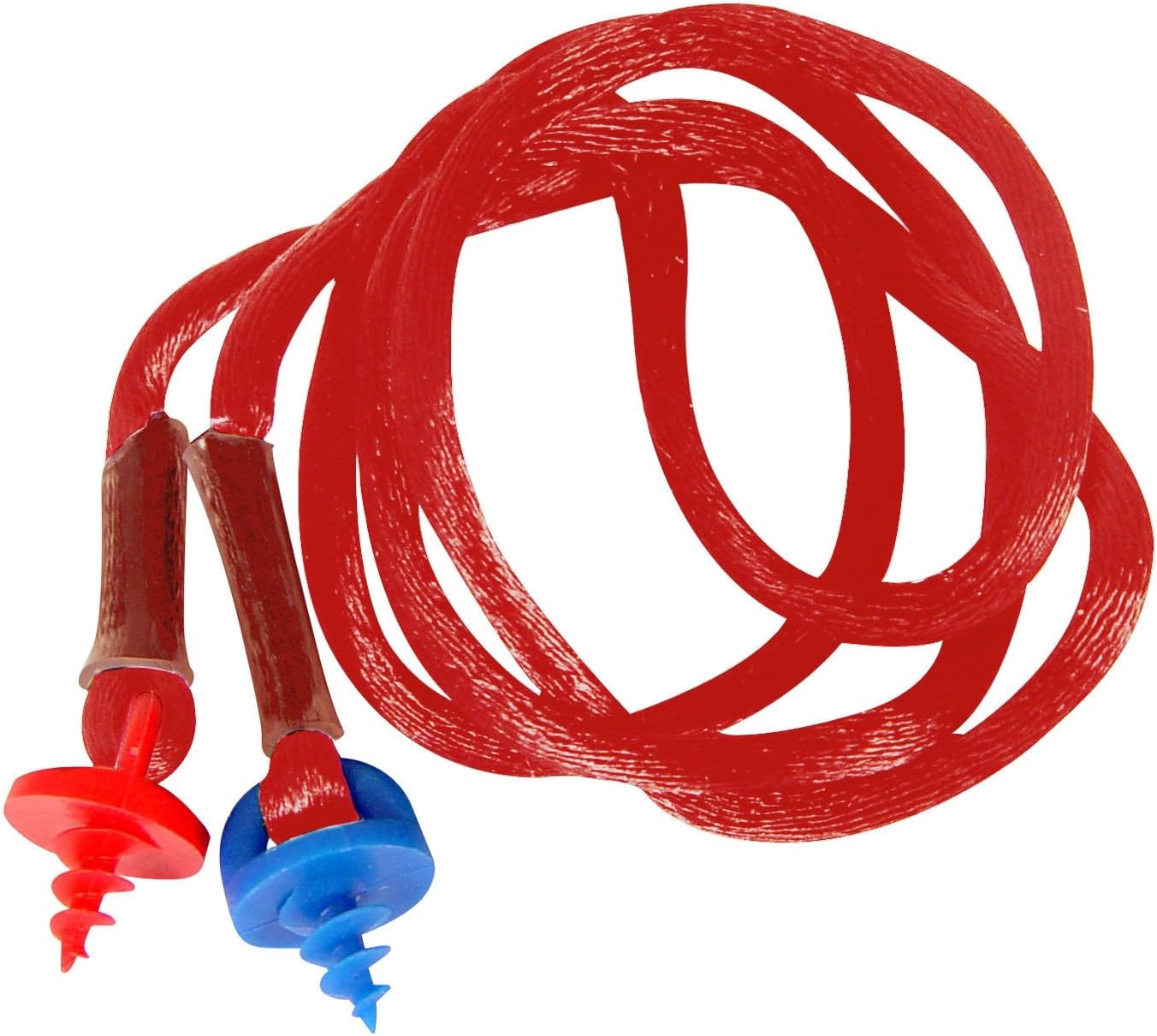 Radians CEPNC-R Custom Molded Earplugs Red Neckcord With Red and Blue Screws, One Size
