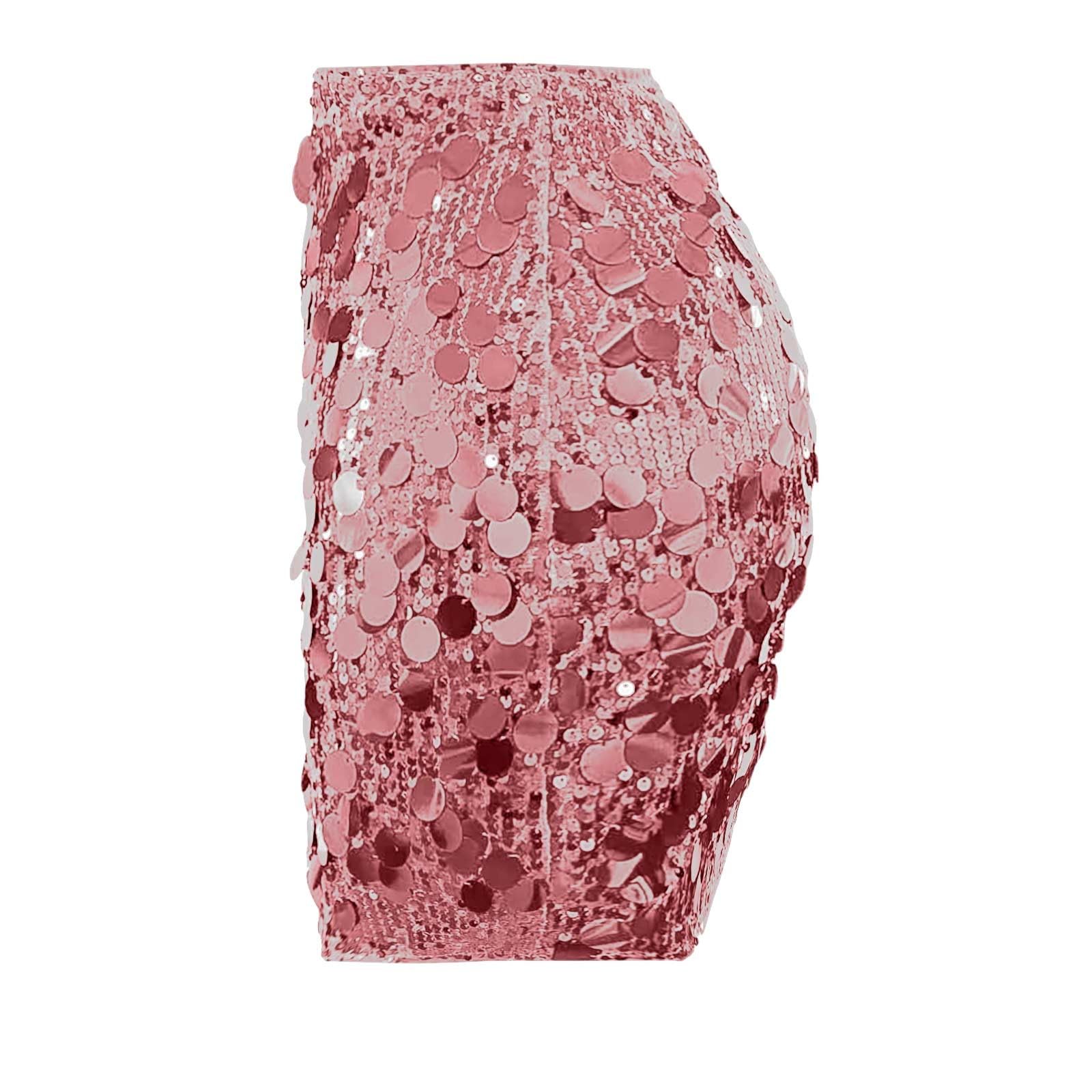 Gonna da donna in tulle, classica gonna a tutù, con paillettes, elasticizzata, attillata, minigonna per uscire e feste, colore nero