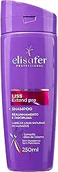 Elisafer, Shampoo, Para cabelos Naturais ou Alisados, Liss, Extend pro, 250ml