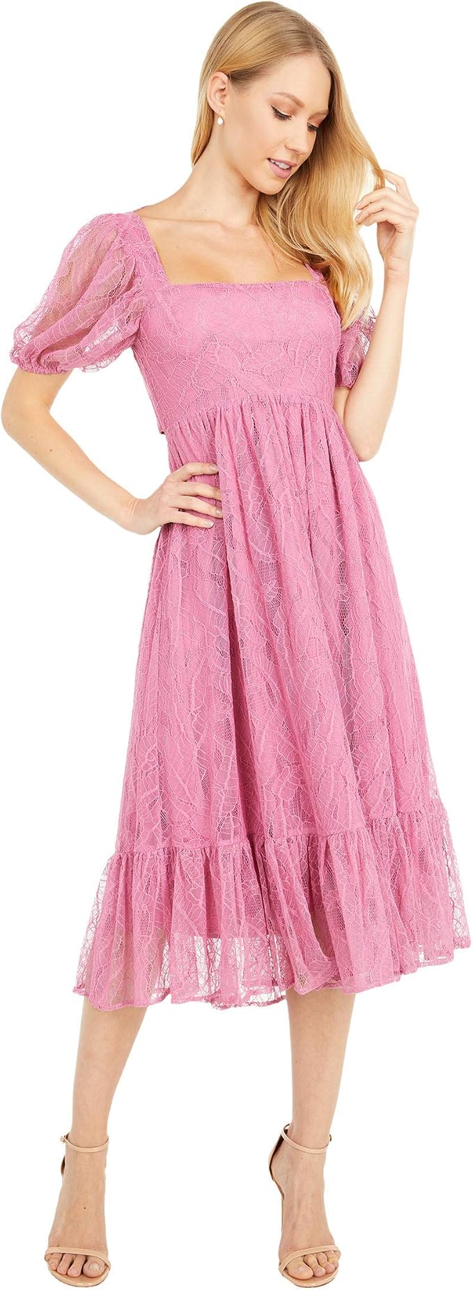 WAYF Lucca Midi Short Sleeve 
