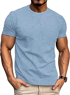 LOGEEYARMen\\\\\\\'s Athletic Washed T-Shirts Basi