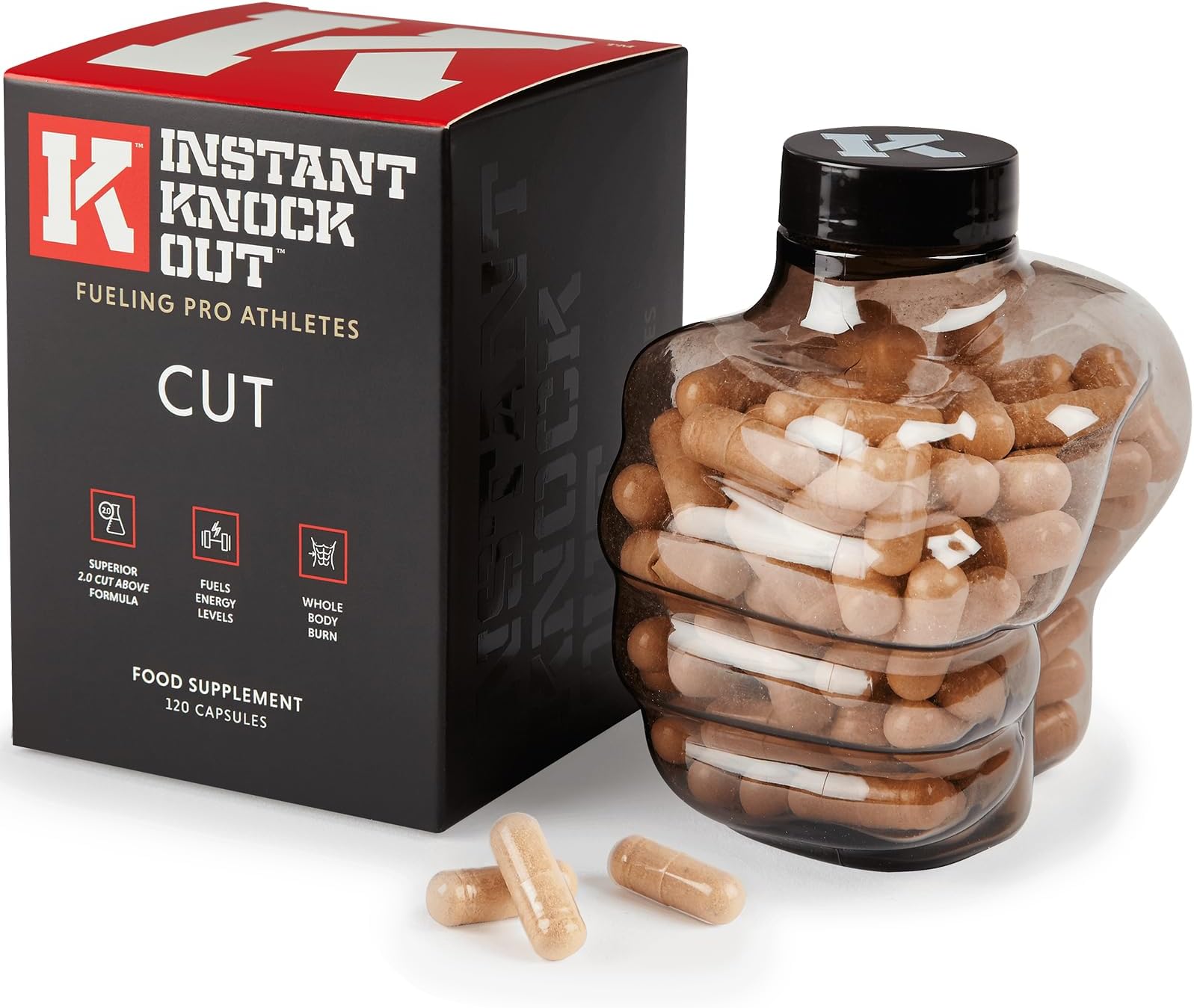 Instant Knockout - Fat Burner Weight Loss Shredding Formula - All Natural Ingredients