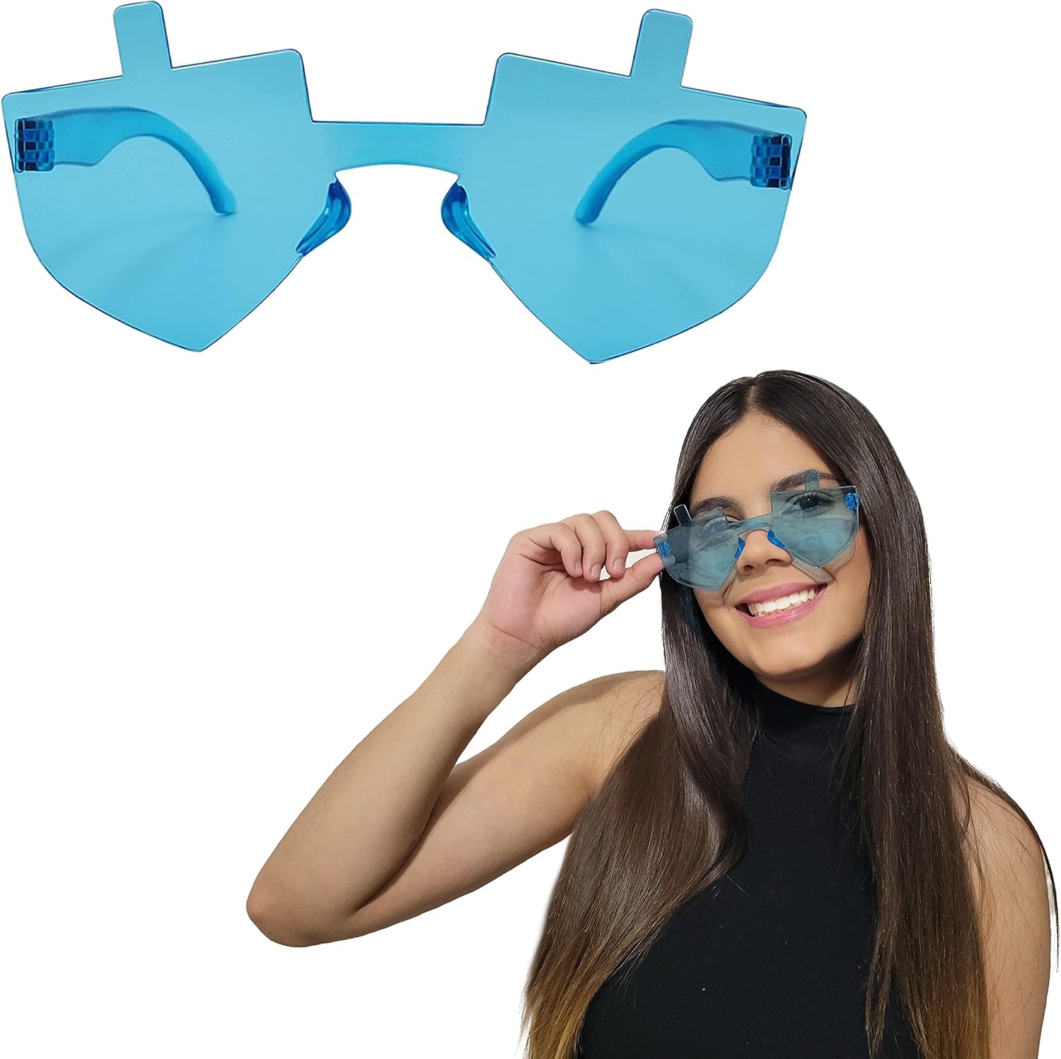 Hanukkah Dreidel Shaped Glasses, Costume Dress-Up Pretend Play