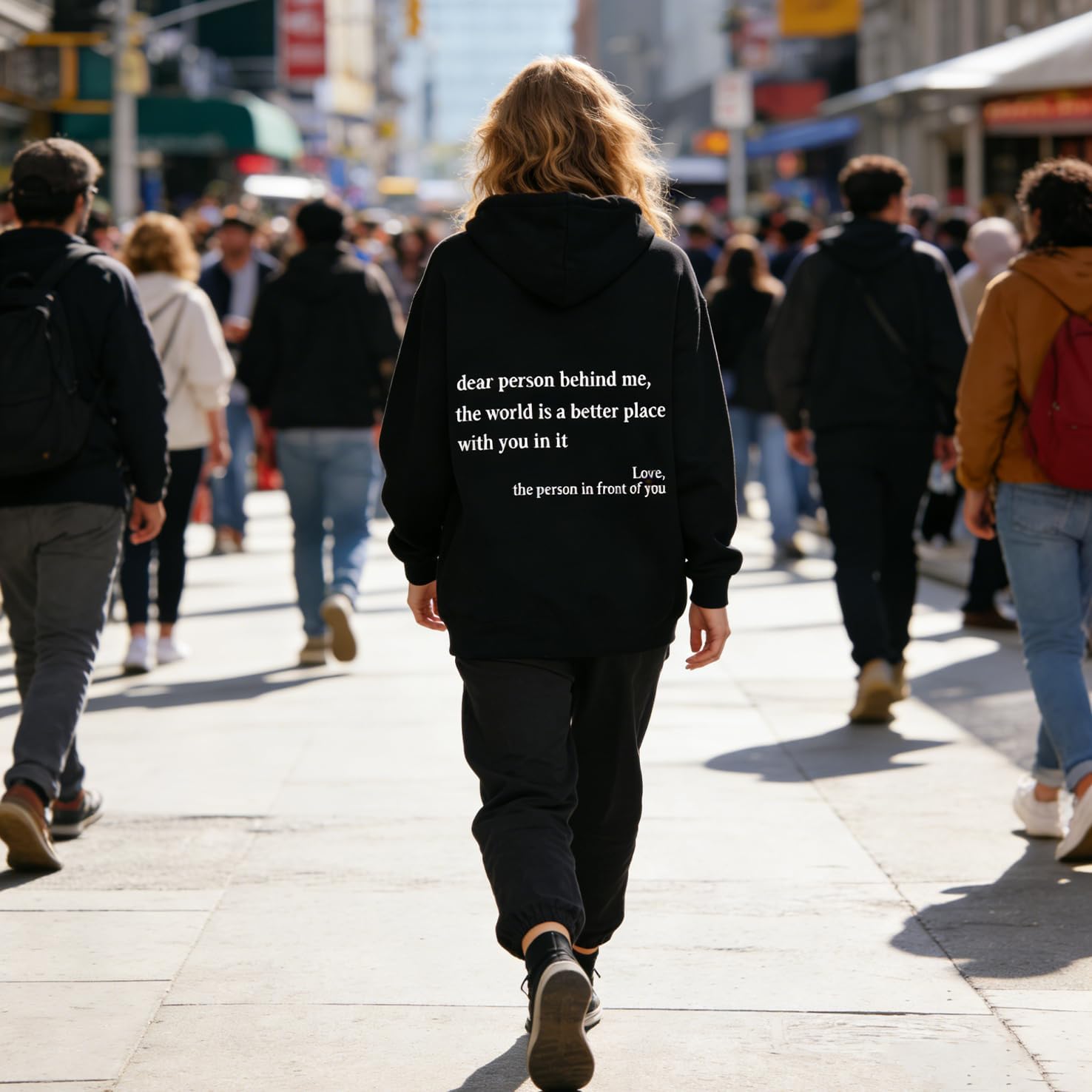 You Are Enough Hoodie Dear Person Behind Me Sweatshirt Gift Merch Women Men Inspirational Faith