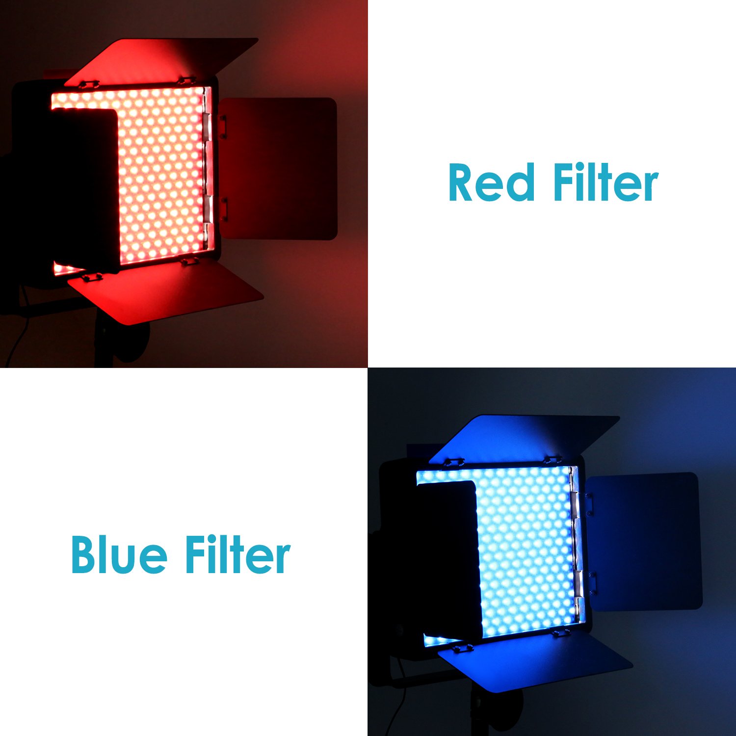 Set 6 Filtri Colorati 58mm Per Obiettivi Fotocamera - Rosso, Arancione, Giallo, Verde, Blu, Viola - Con Panno E Penna Pulizia