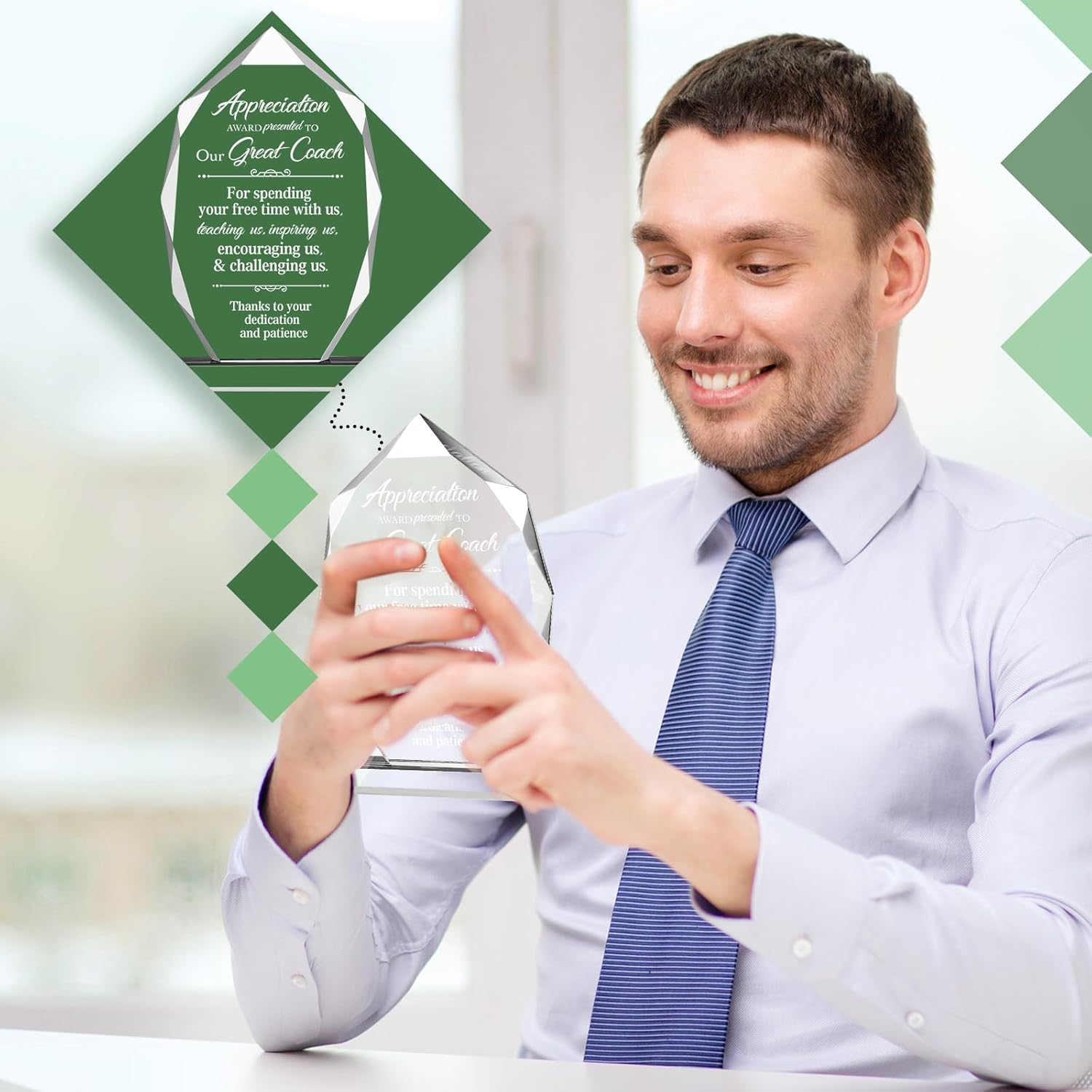 Panelee Thank You Gifts for Women Men Acrylic Appreciation Inspirational Gift Office Coworker Farewell Acrylic Sign Table Decor for Home(Fresh) - Image 4