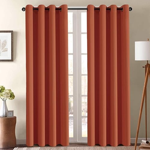 Orange Curtain Amazon Com