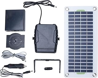 Fockety Solarpanel-Heizung, 30 W Tragbare Hühnerstallheizung für den Winter mit Überhitzungsschutz, Solarbetriebene Heizungen für Gewächshaus, Hundehütte, Außenheizung, Trocknung