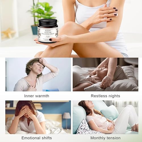 Miniatura 3 de BelleHaven Crema de ñame salvaje, crema corporal a base de plantas con ingredientes naturales, aroma de lavanda, para el cuidado diario de la piel,