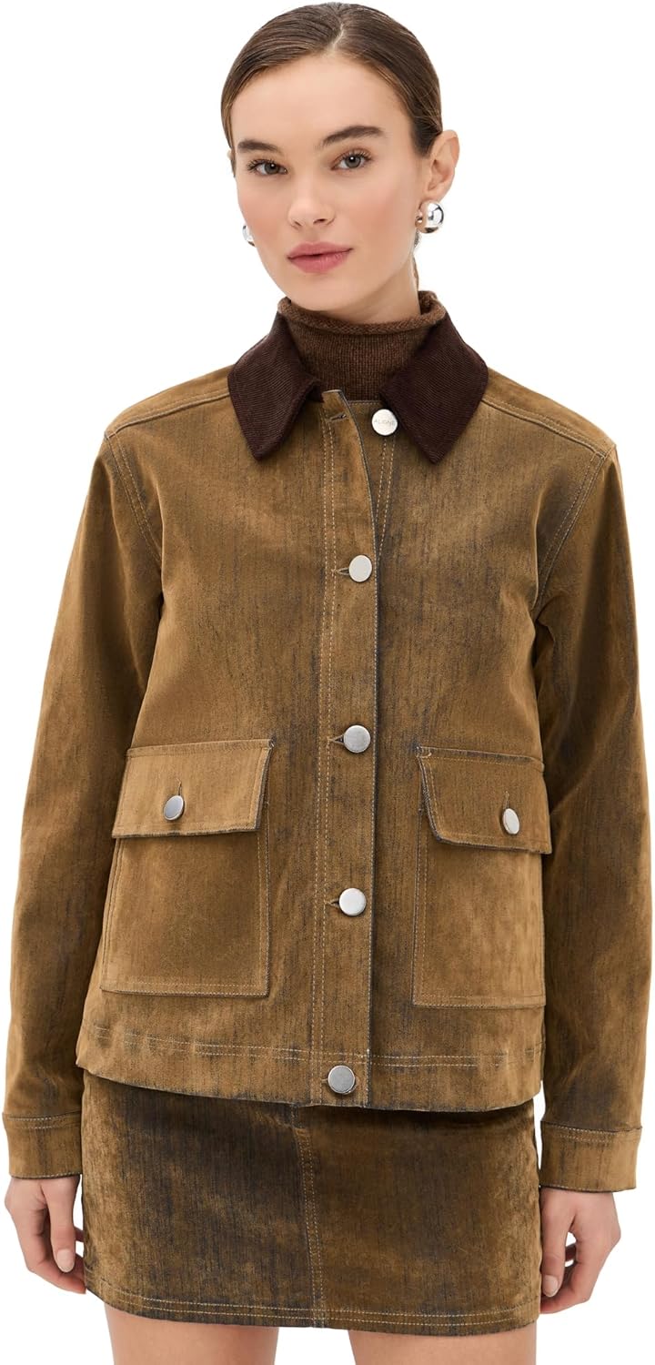 Bark Denim Flock Jacket