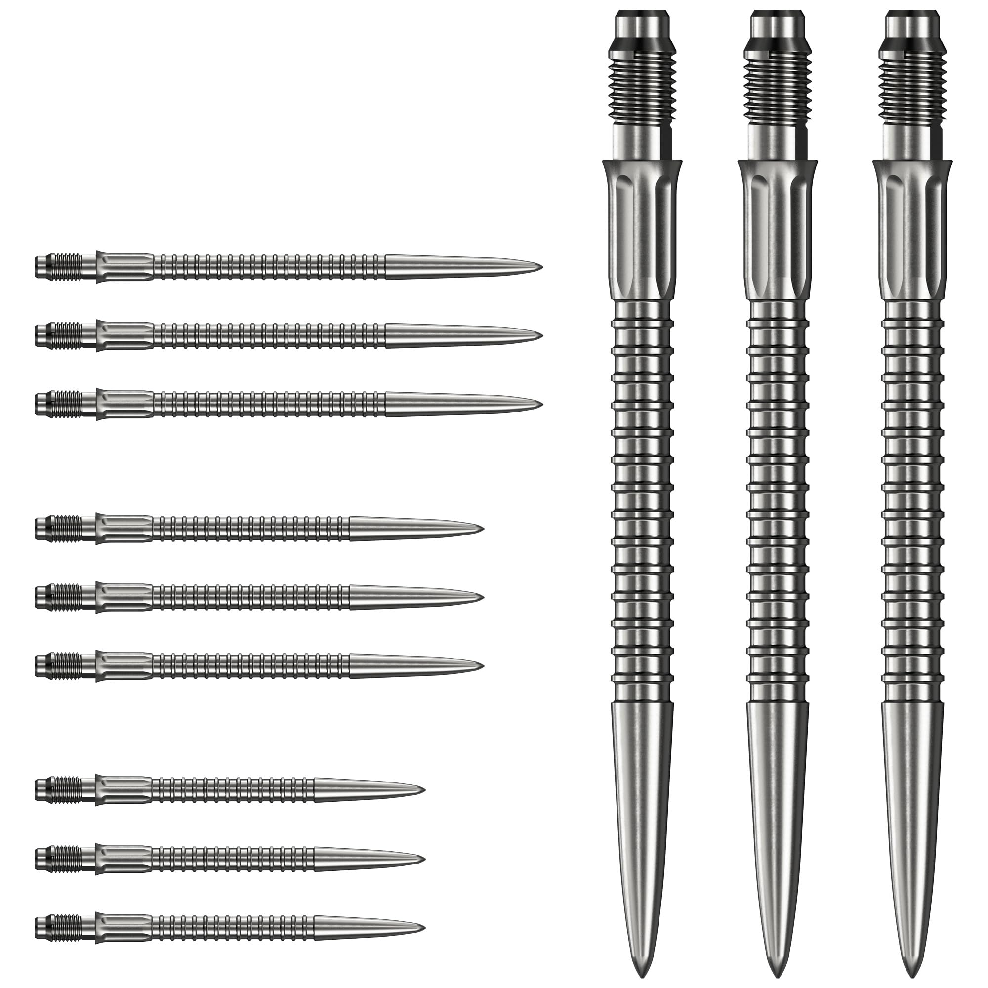 Mission R2.5 Rapid Dart Points - GV1 - Universal - Silver - 30mm