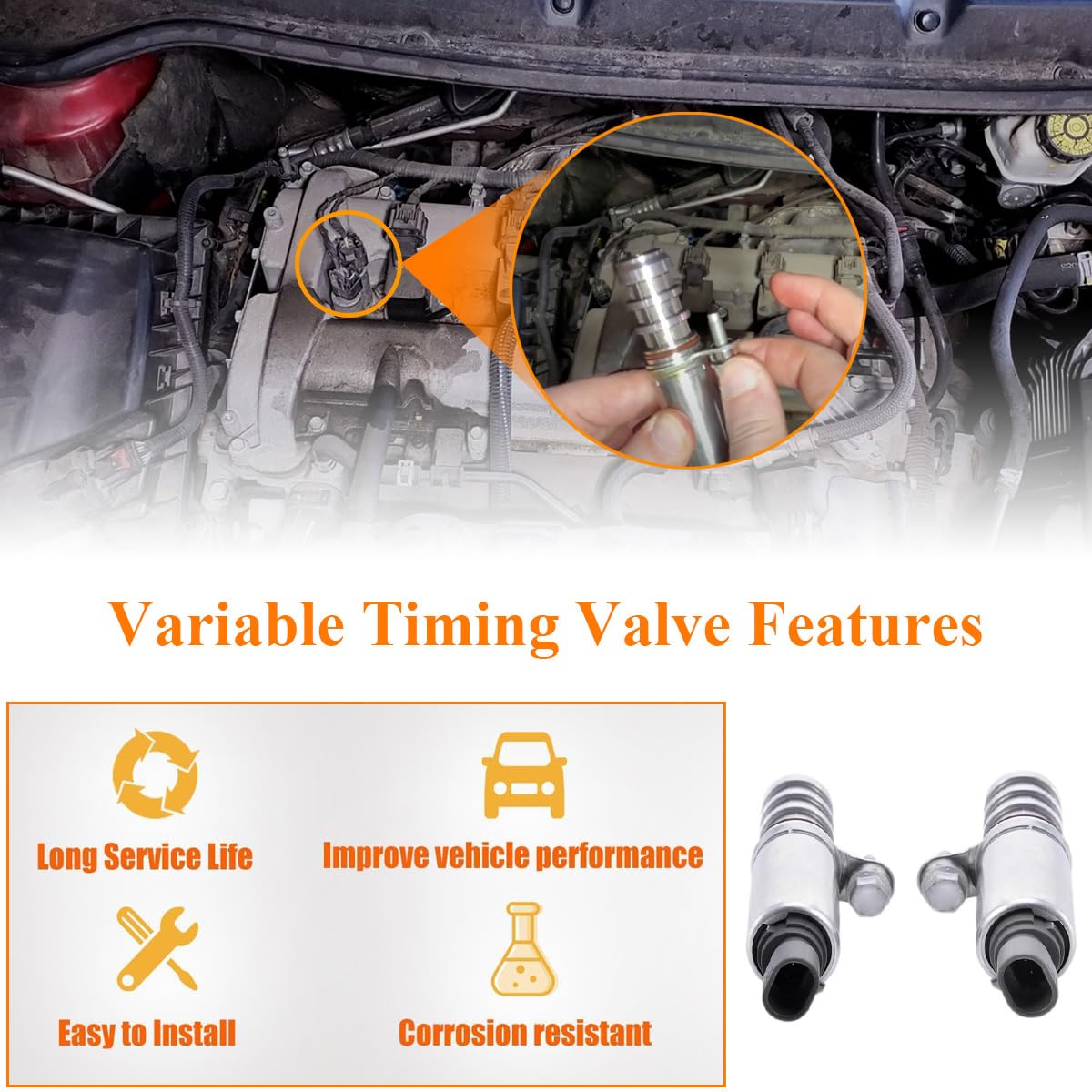 Amazon.co.jp: VVT バルブ吸気&排気カムシャフトポジション