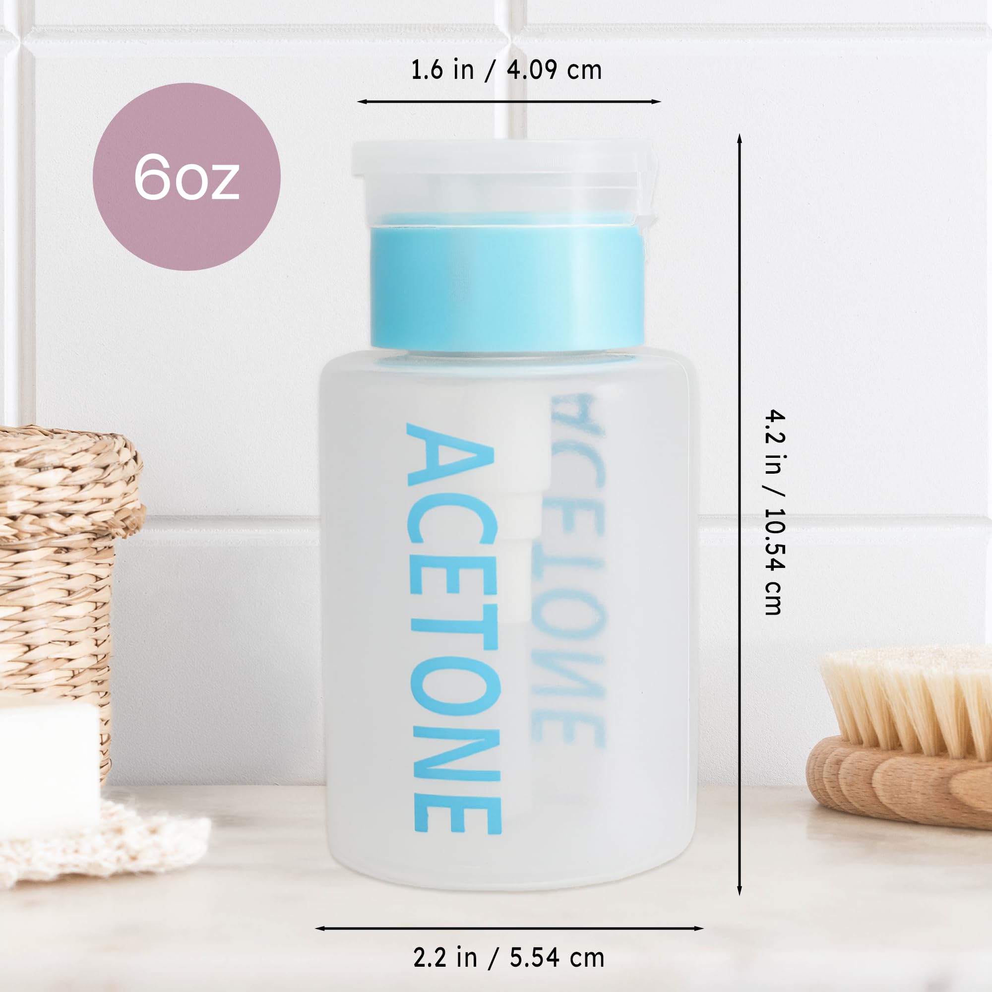 Amazon.com : Beauticom Push Down Acetone Dispenser- Clear Empty