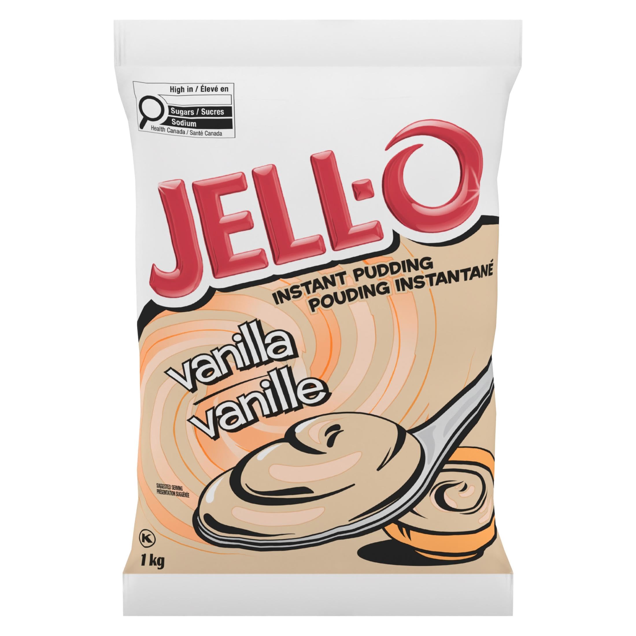 Jell-O Vanilla Instant Pudding (2 X 1KG) : Amazon.ca: Grocery