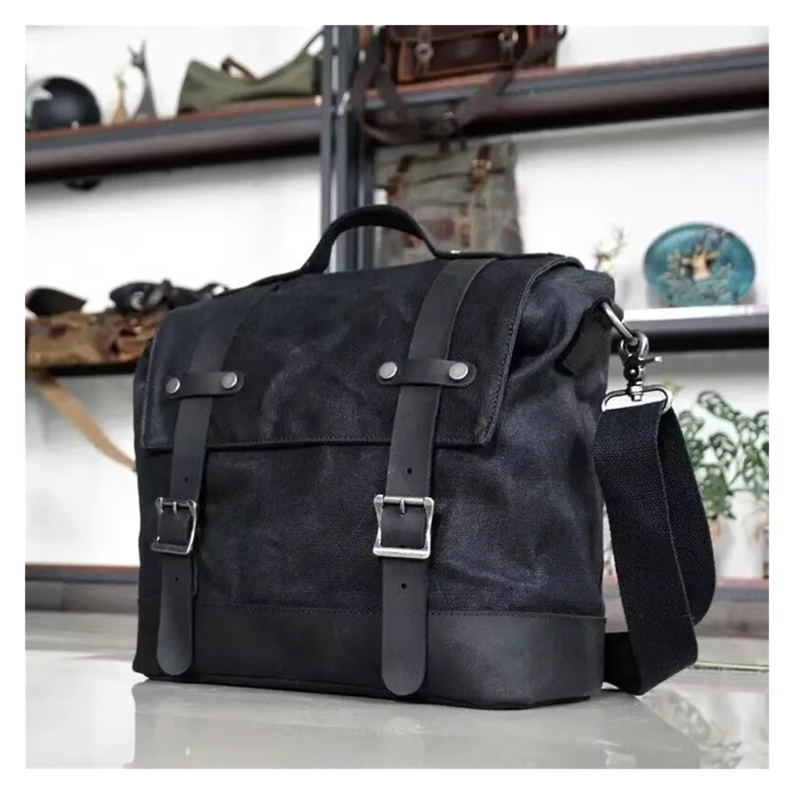 Borsa Bagagli Borse Universali Per Moto Impermeabili Laterali Di Grande Capacità Per Viaggi In Bici Per Casco In Tela Per Uomo