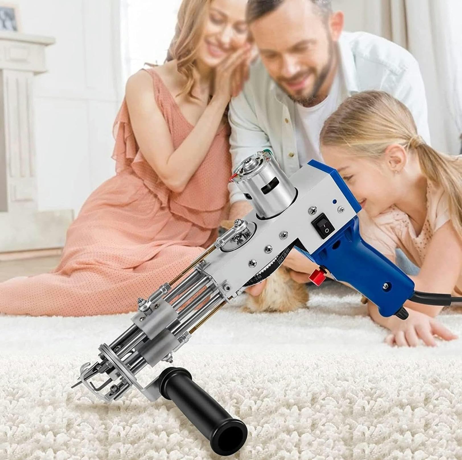 Machine à tisser les tapis avec pistolet à touffeter électrique à grande vitesse