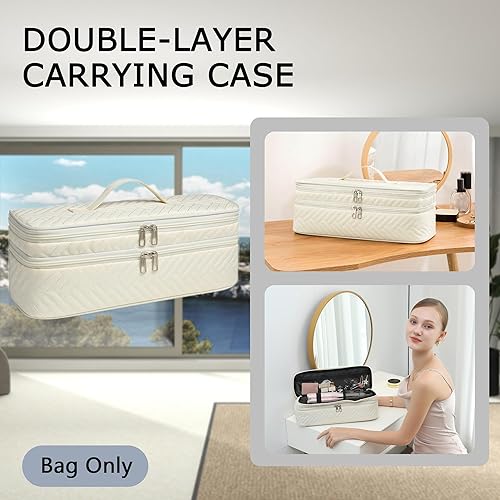 Miniatura 2 de Funda de transporte de doble capa para secador de pelo Revlon de un solo paso, bolsa de viaje para voluminizadormoldeador de cabello, caja