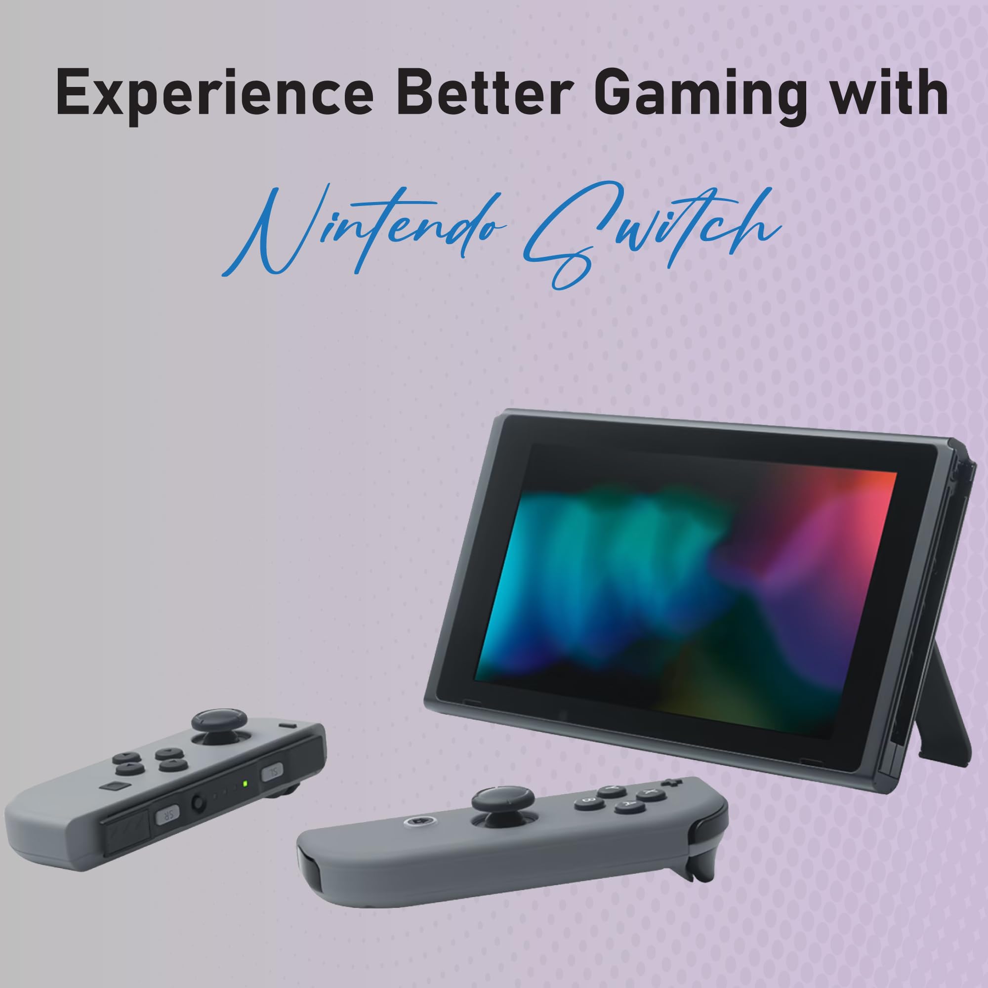 Amazon.com: Nintendo Switch with Black and Gray Joy-Con with Dock