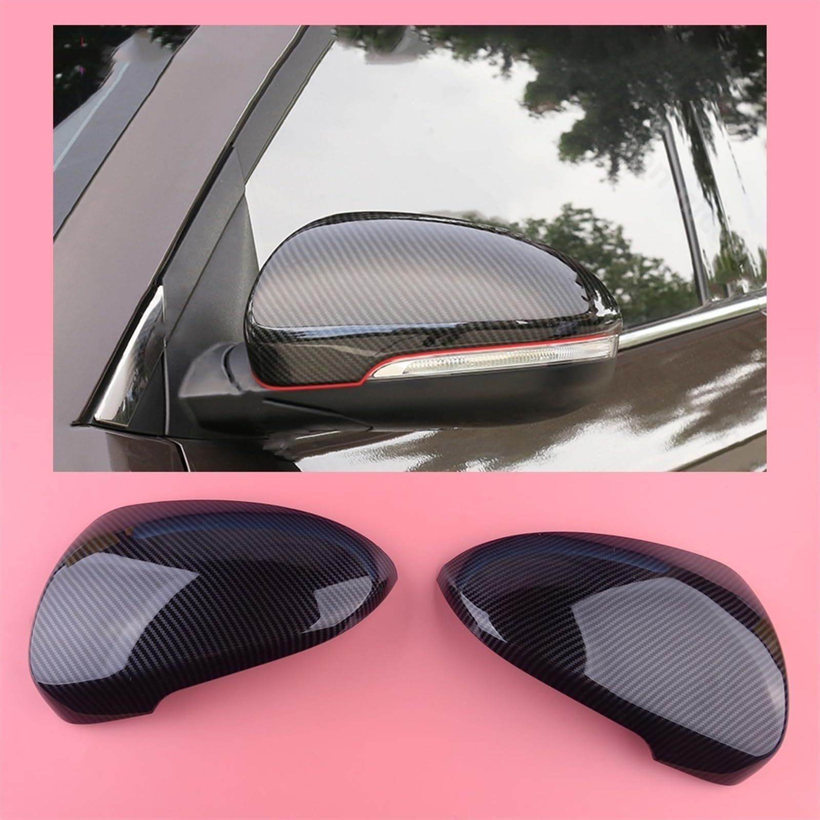 Specchietto retrovisore dell'automobile Per Hyundai per Tucson 2015-2020 Specchietto retrovisore con luci di segnalazione Coperchio della custodia Decorazione