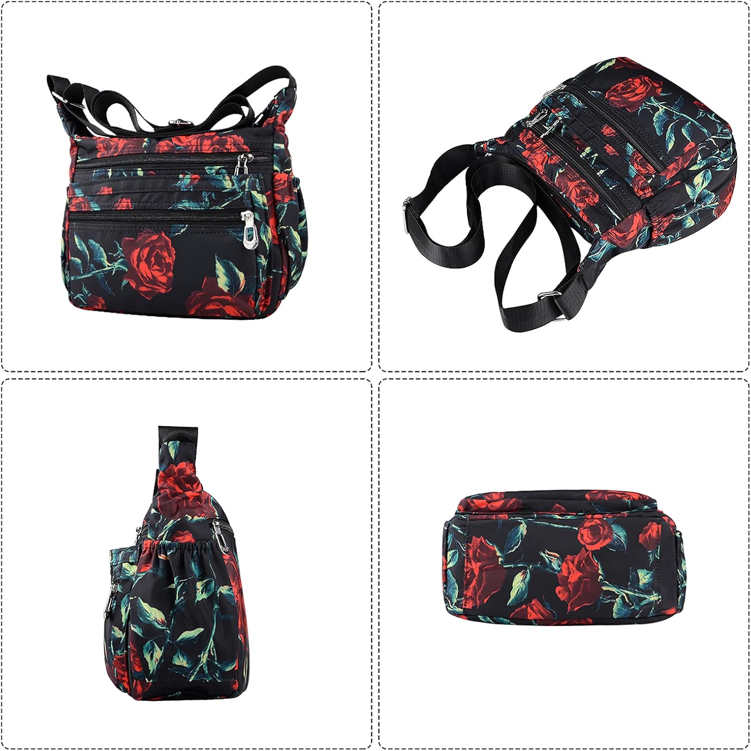 NOTAG Shoulder Bags for Women Nylon Crossbody Bags Waterproof Lightweight Messenger Purses and Handbags | Nylon, Waterproof, Lightweight - Image 4