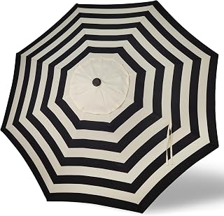 Blissun 9ft Patio Umbrella Replacement Canopy, Market Umbrella Top, Outdoor Table Umbrella Canopy for 8 Ribs, Canopy Only