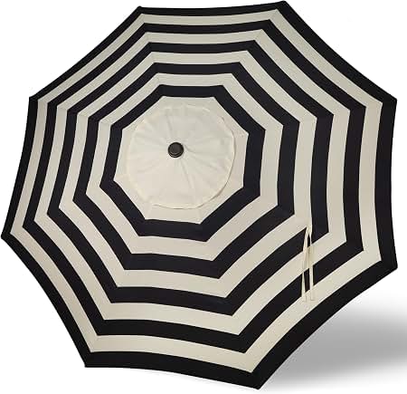 Blissun 9ft Patio Umbrella Replacement Canopy, Market Umbrella Top, Outdoor Table Umbrella Canopy for 8 Ribs, Canopy Only