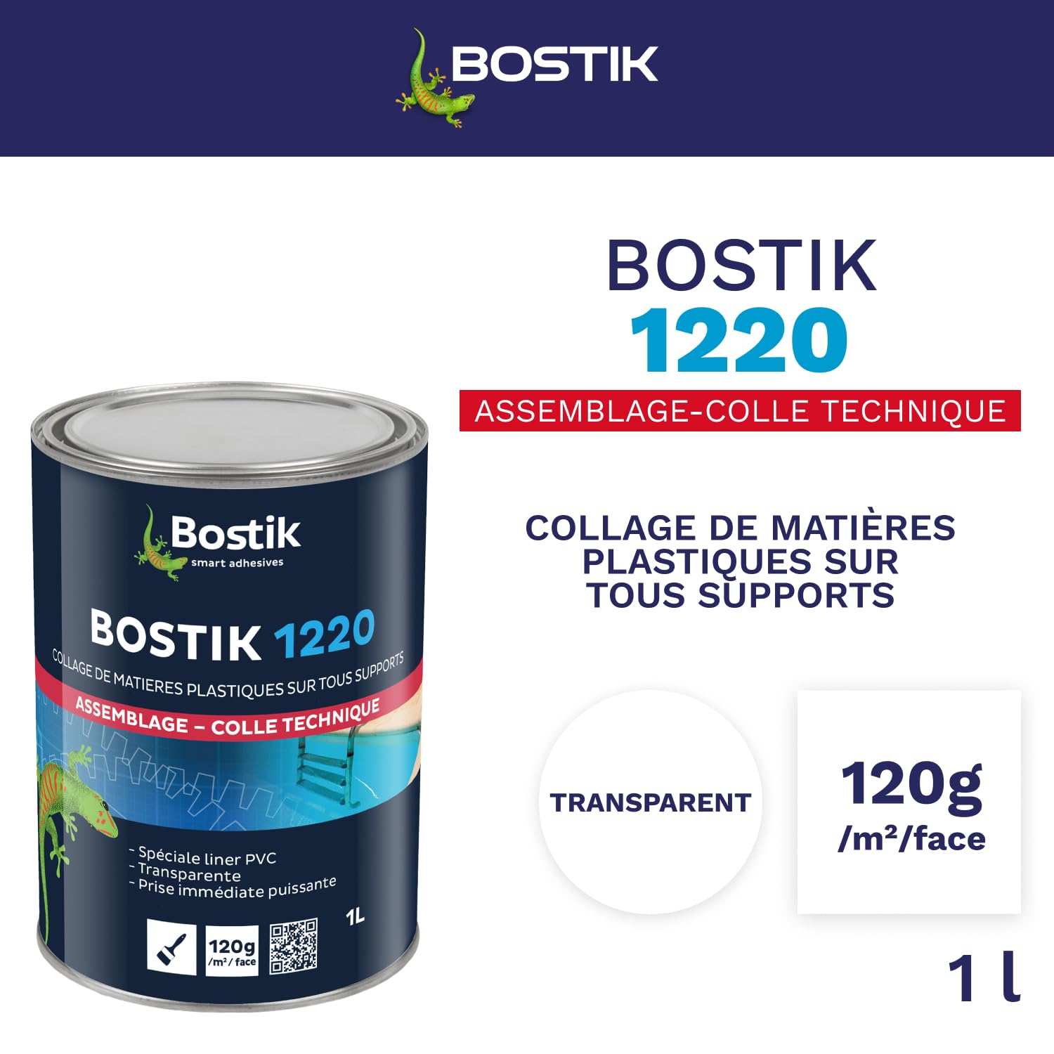 Nitrilkleber 1220 Bostik 1 l