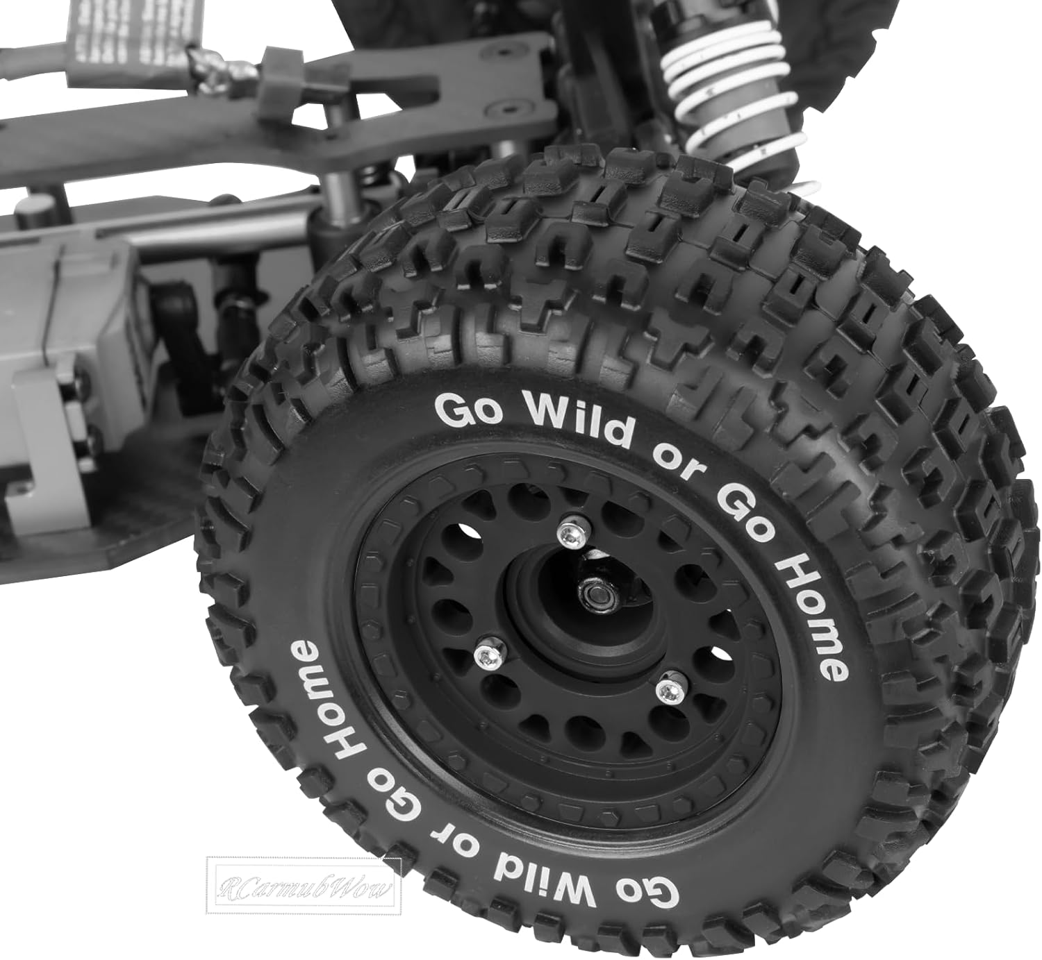 12mm/14mm/17mm Hex RC Wheels and Tires RC Truck Tires for Slash 2WD 4×4,Arrm a Senton,Axia1,Rc 4wd,Red cat,Short Course Truck Tires Rubber Tyres,Black