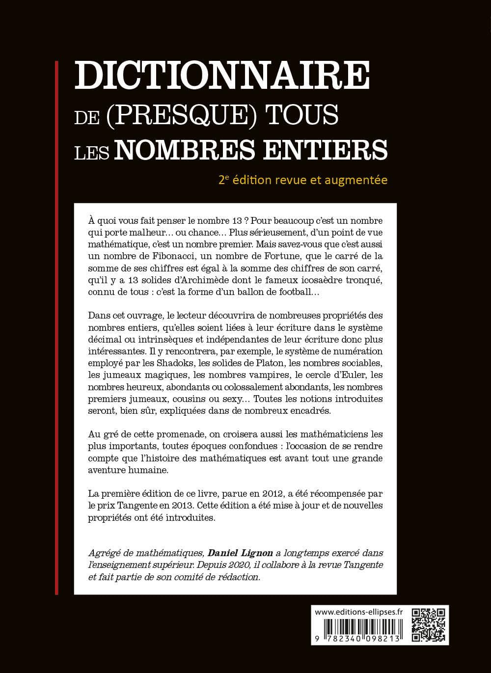 Dictionnaire de (presque) tous les nombres entiers