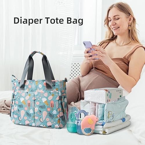 Miniatura 2 de Bolsa de pañales impermeable para mamá y papá, bolsas de viaje grandes multifunción