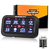 Auxbeam 8 Gang Switch Panel BB80, Universal Circuit Control Relay System Box with Automatic Dimmable On-Off LED Switch Pod Touch Switch Box for Car Pickup Truck Boat UTV SUV, Blue