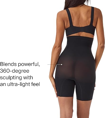 Miniatura 4 de SPANX SPANXsculpt Power Series - Pantalón corto de cintura alta a medio muslo, ligero, comodidad durante todo el día, faja moldeadora con control