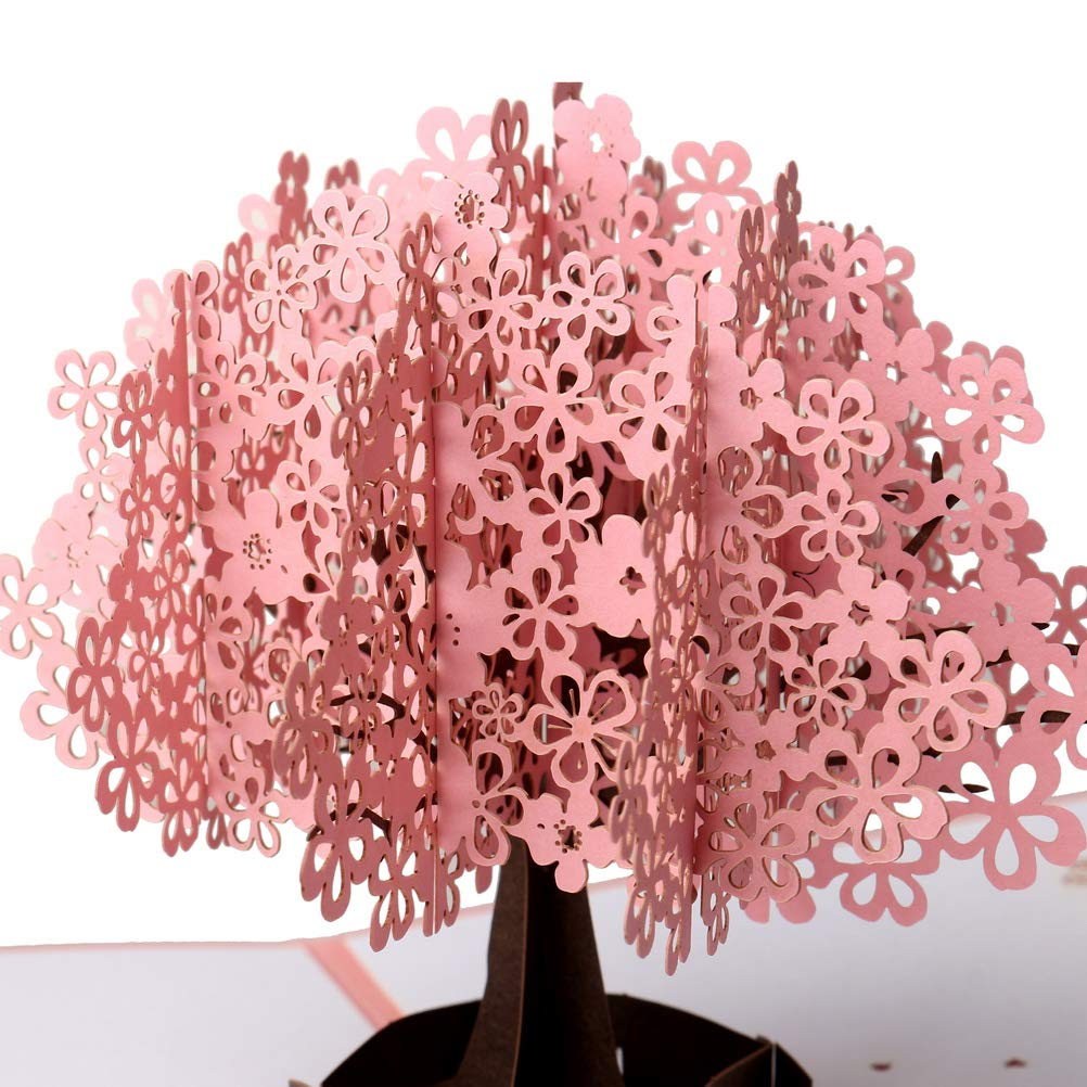 Carte Pop-up 3D Arbre D'amour - Cadeau Romantique Pour Mariage, Saint-Valentin, Anniversaire (avec Enveloppe) - 10