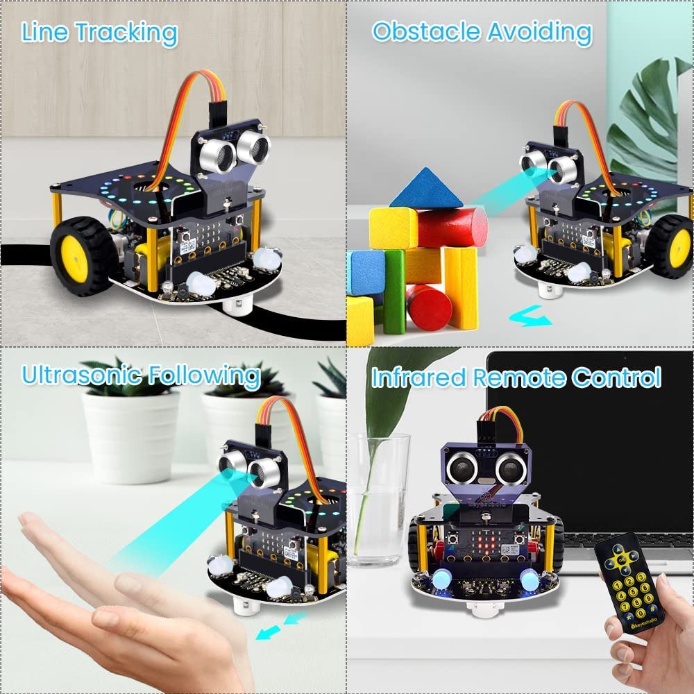 Expédition rapide Keyestudio Microbit Kit Mini Smart Tortoise Robot Voiture Kit Expédition rapide Keyestudio Microbit Kit Mini Smart Tortoise Robot Voiture Kit