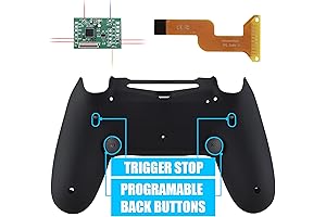 eXtremeRate Black Dawn 2.0 FlashShot Trigger Stop Remap Kit for PS4