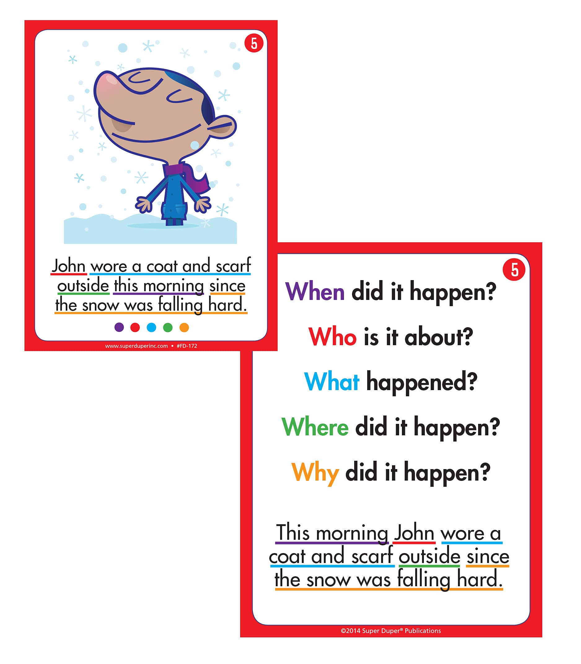 Phonics Flash Cards Super Duper Publications | Photo Sentence Building ...