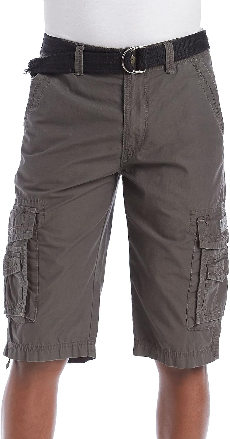 Unionbay Men's Cordova Belted Messenger Cargo Short - Reg and Big and Tall Sizes