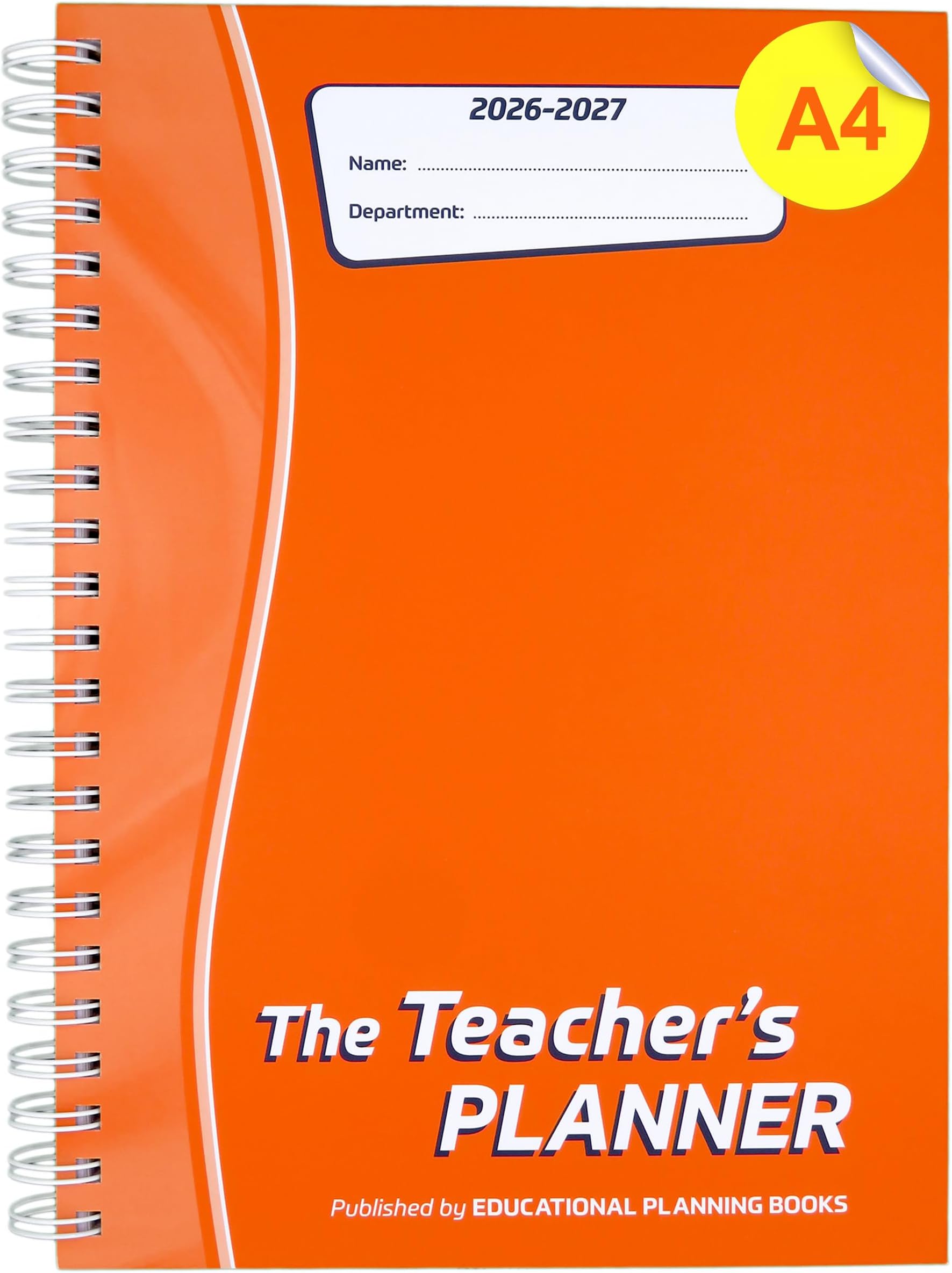 The Teachers Planner 2026-2027 for Secondary School – A4 – Ten Period Day – Page-a-Day & Undated, with Dedicated Pages for Year Planning, Exams, Marking and more (TP5-O)
