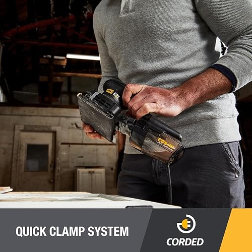 Miniatura 7 de Cat erpillar Cat DX47U - Lijadora de hojas con cable de 14" 2.4-AMP