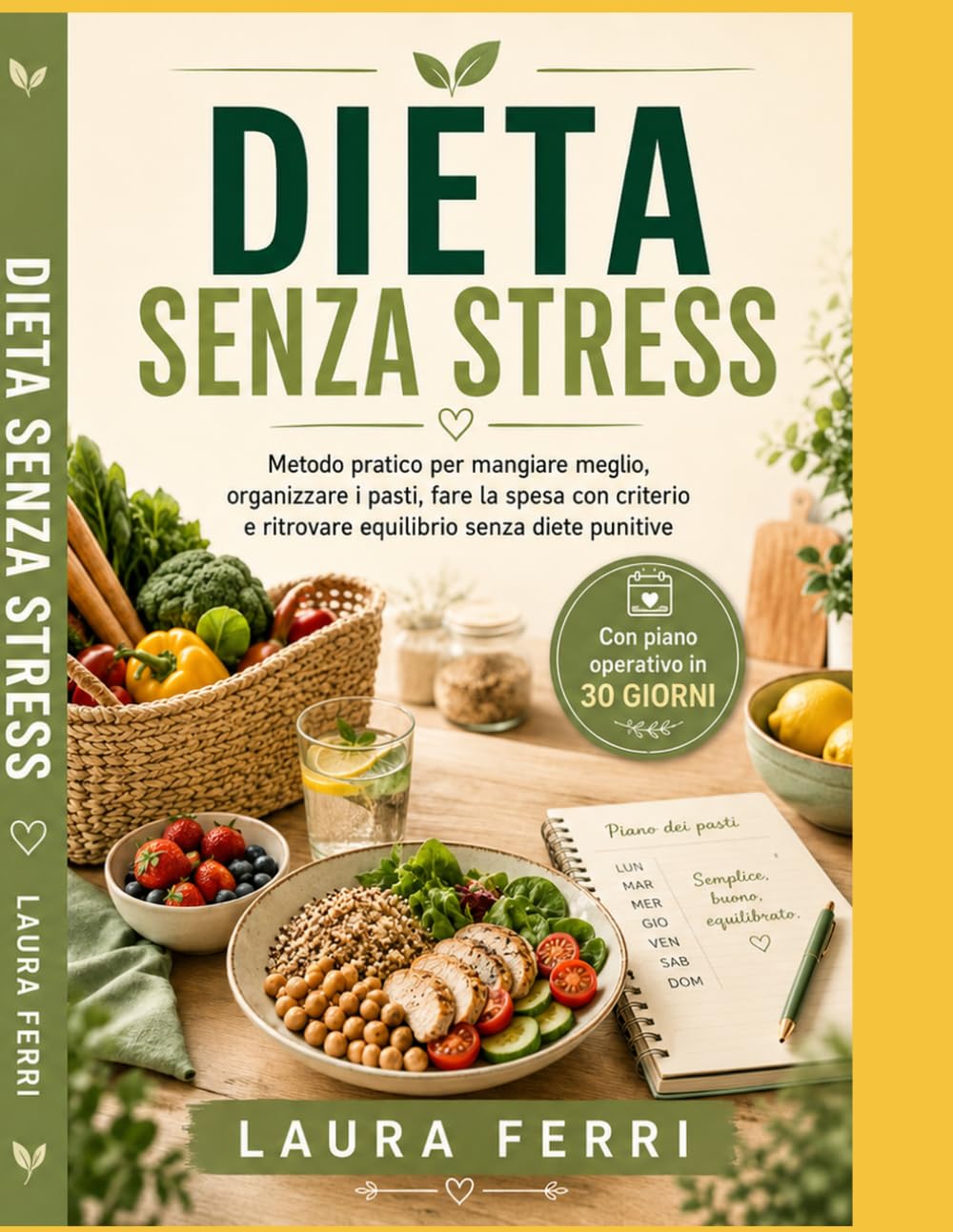 Dieta Senza Stress: Metodo pratico per mangiare meglio, organizzare i pasti, fare la spesa con criterio e ritrovare equilibrio senza diete punitive