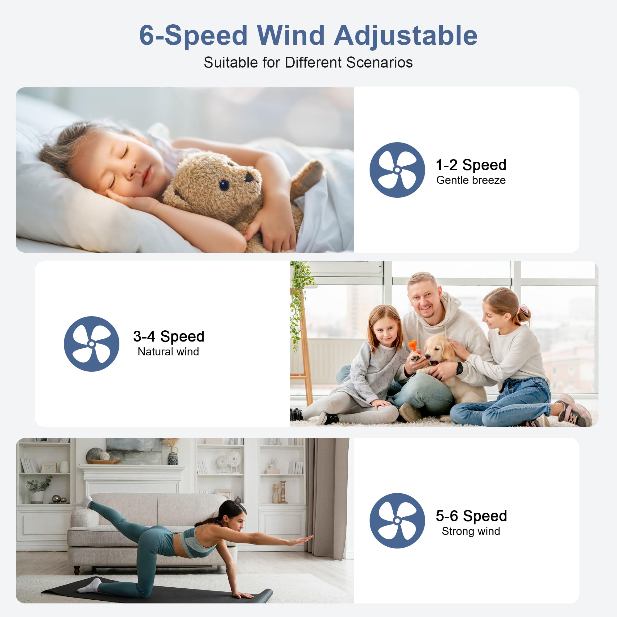 Ganeed Ventilatore da soffitto Cristallo con Luci e Telecomando Lampadario Moderno Lampada a Sospensione 6 Velocità Vento per Camera da Letto Cucina Soggiorno Foglia di Salice 4 Luci
