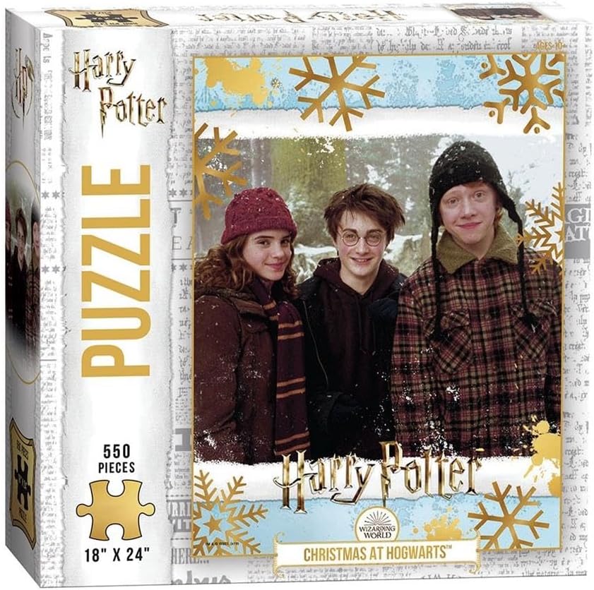 Harry Potter Christmas in The Wizarding World 500Piece Premium Puzzle | Official Harry Potter Merchandise | Jigsaw Puzzles