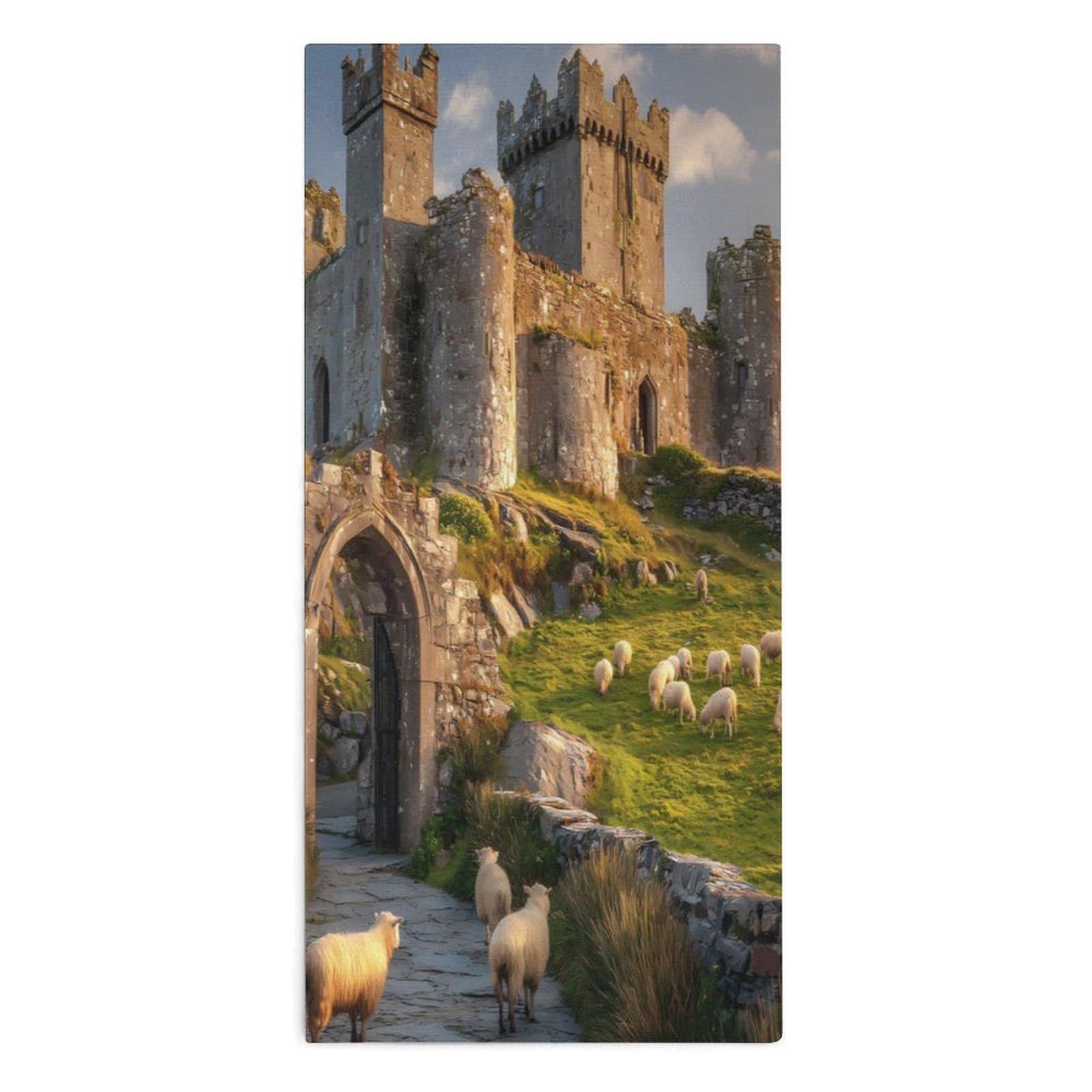 TXFBTRFSA Cashel Castlees Ireland Hand Towels for Adult Face Towel Bath Beach Swim Accessories