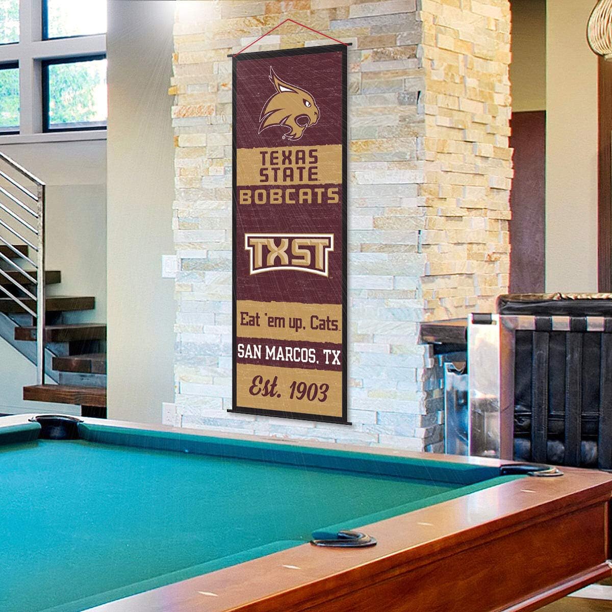 Texas State Bobcats Banner and Scroll Sign - Image 3