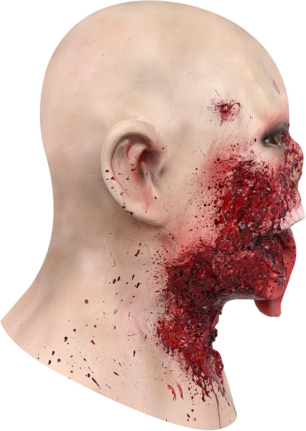 Halloween mask Scary mask Zombie mask Vampire Mask Creepy Costume Corpse Party Overhead Mask Costume Accessories