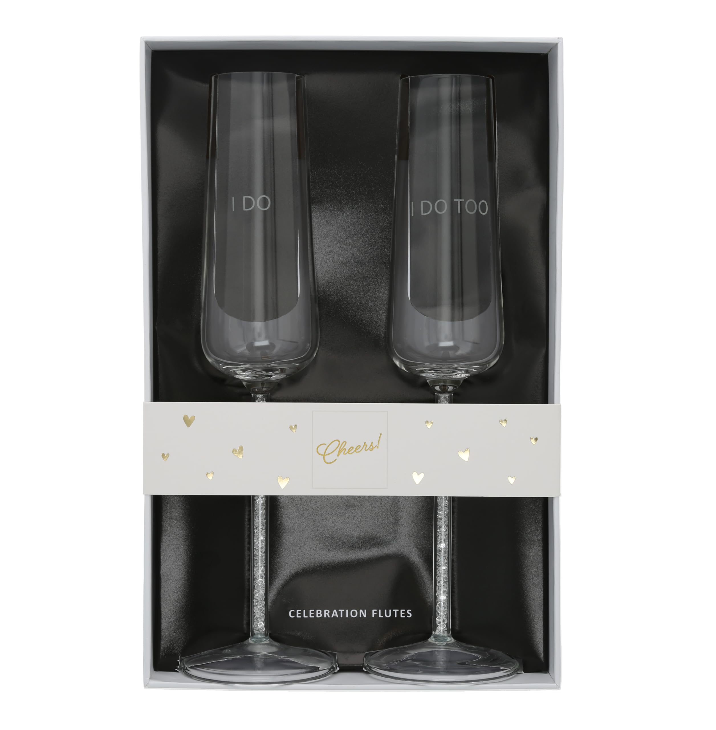 Flûtes à champagne cadeau idéal pour fiancée et futurs époux