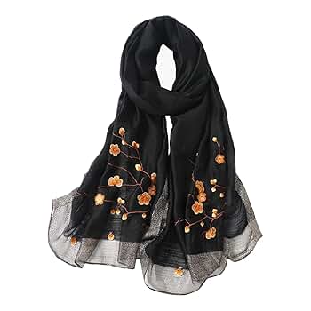 Amazon.com: WINCESS YU Women Mulberry Silk Scarf Long