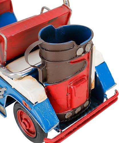 Miniatura 5 de Roykaw Soporte creativo para bolígrafoslápices, mini carrito de golf de metal para escritorio, soporte para bolígrafos, organizador de escritorio