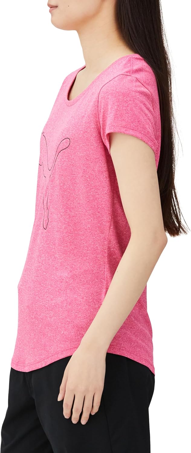 PUMA ドライパフォーマンスヘザーキャット Tシャツ ヨガ ピラティス トレーニング